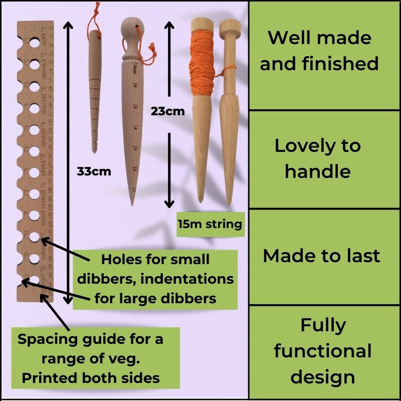 Garden Planting Tool Set - Gift Kit Ruler Seed & Seedling Spacer, Line Row Marker, Large & Small Dibber, 8 Seed Marker Labels indoor plant potting tools
miniature potting tools potting shed tools potting tool set indoor potting kit seed potting
tools potting shed gifts garden potting shed accessories uk potting shed equipment potting shed essentials grandads potting shed potting shed kit seedling tools seedling tool kit seedling planter tool garden seedling tools seedling planting tool seedling