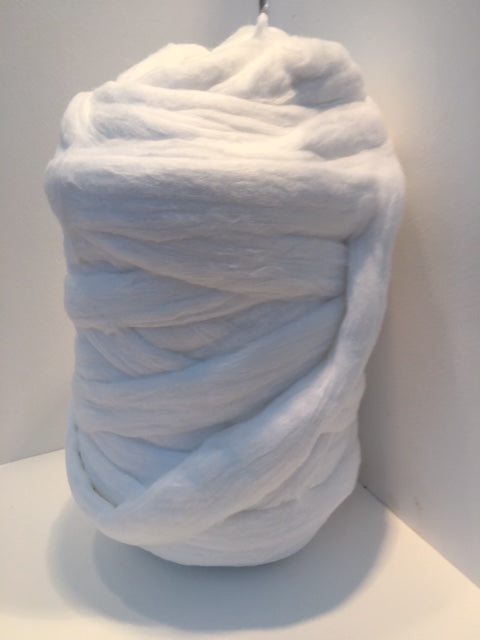 Cotton Neck Wool Roll 1lb (450g) 100% Cotton Highly Absorbent Minimum Linting Professional Salon Use Hairdressing