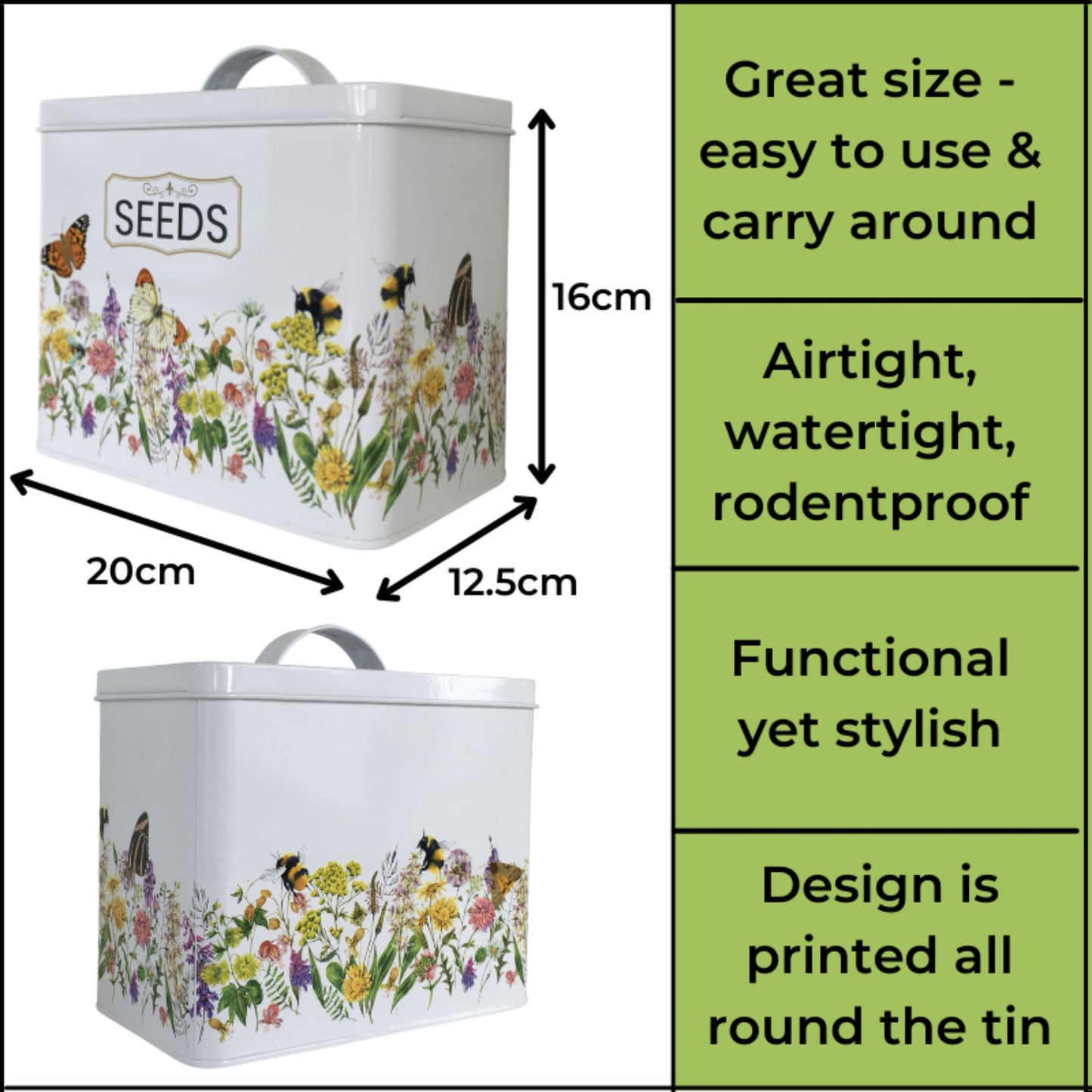 garden seed set garden pack seed box garden seed container seed containers for storing garden seeds gardening seed envelopes garden seed gifts seed tin for garden seeds gardening seed kit gardening seed organiser garden seed organiser garden seed storage tin garden seed tins seeds storage box storage seeds An excellent, thoughtful, useful gift for the nature loving gardener. Great for Mum, Dad, Grandad, Grandpa Grandchildren Nanny, Mothers Day, Stocking filler, Birthday, Christmas gardening